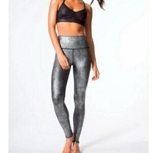 ALO Yoga High-Waist Metallic Airbrush Legging Size Small